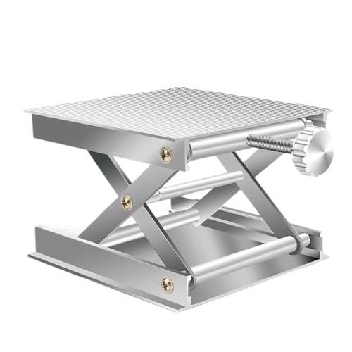 Itisyou ミニジャッキ 小型 ラボジャッキ 作業用ジャッキ 小型ジャッキ 物体や実験器具の高度調整 研究 学習